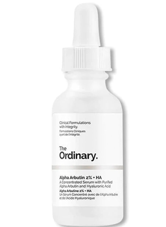 سيروم ألفا أربوتين 2% + حمض الهيالورونيك للبقع الداكنة والتصبغات